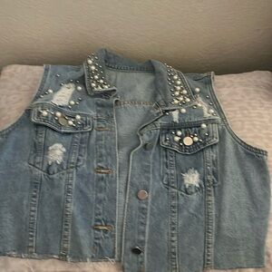 Denim blazer